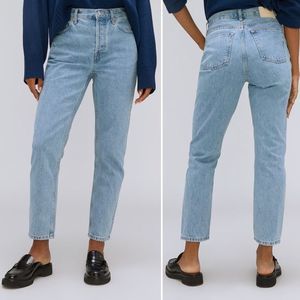 Everlane The 90s Cheeky Jean Clear Water Medium Wash Women’s Size 27 Crop Rigid